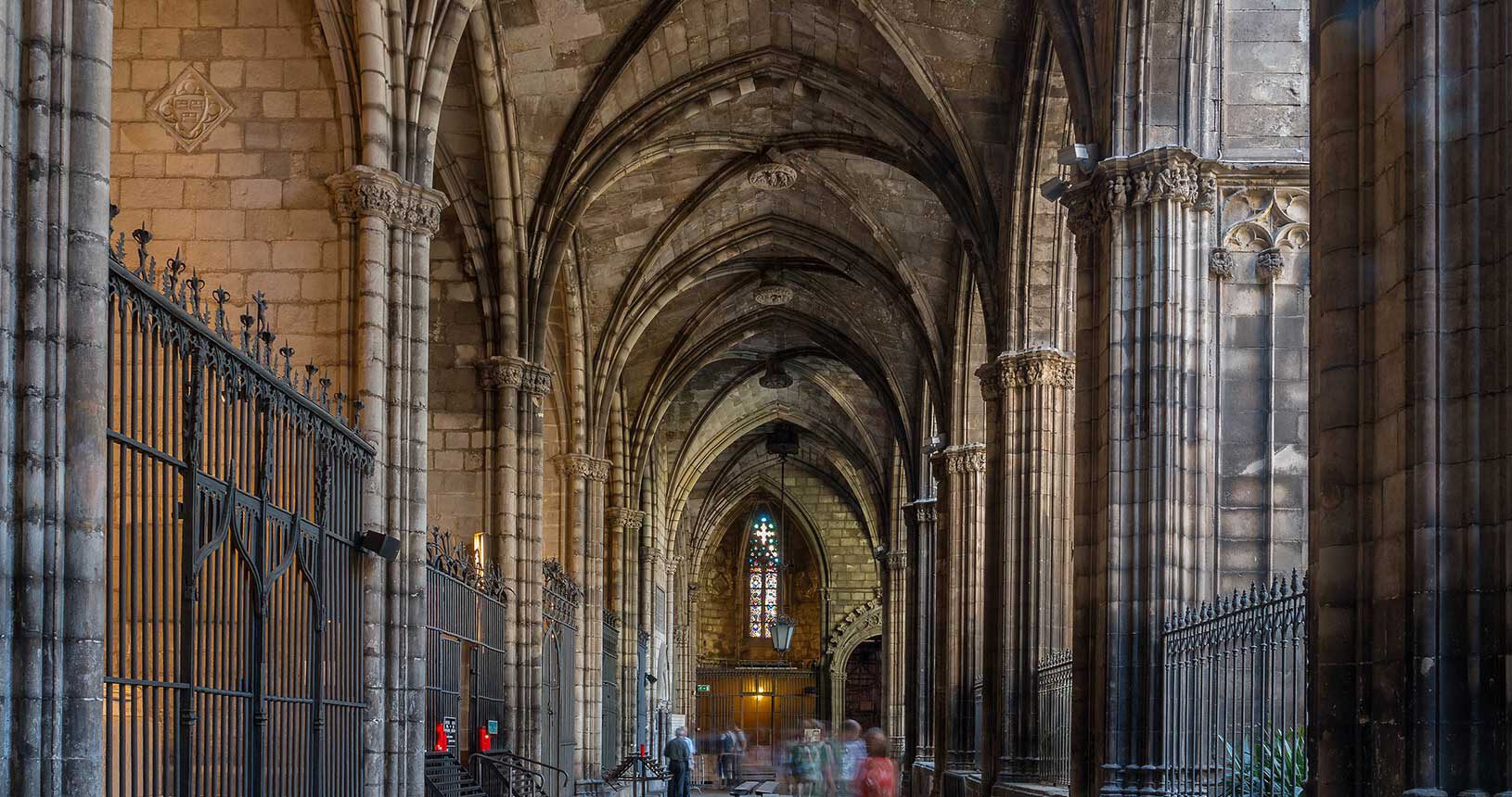 Kreuzgang der Kathedrale von Barcelona, Public Domain