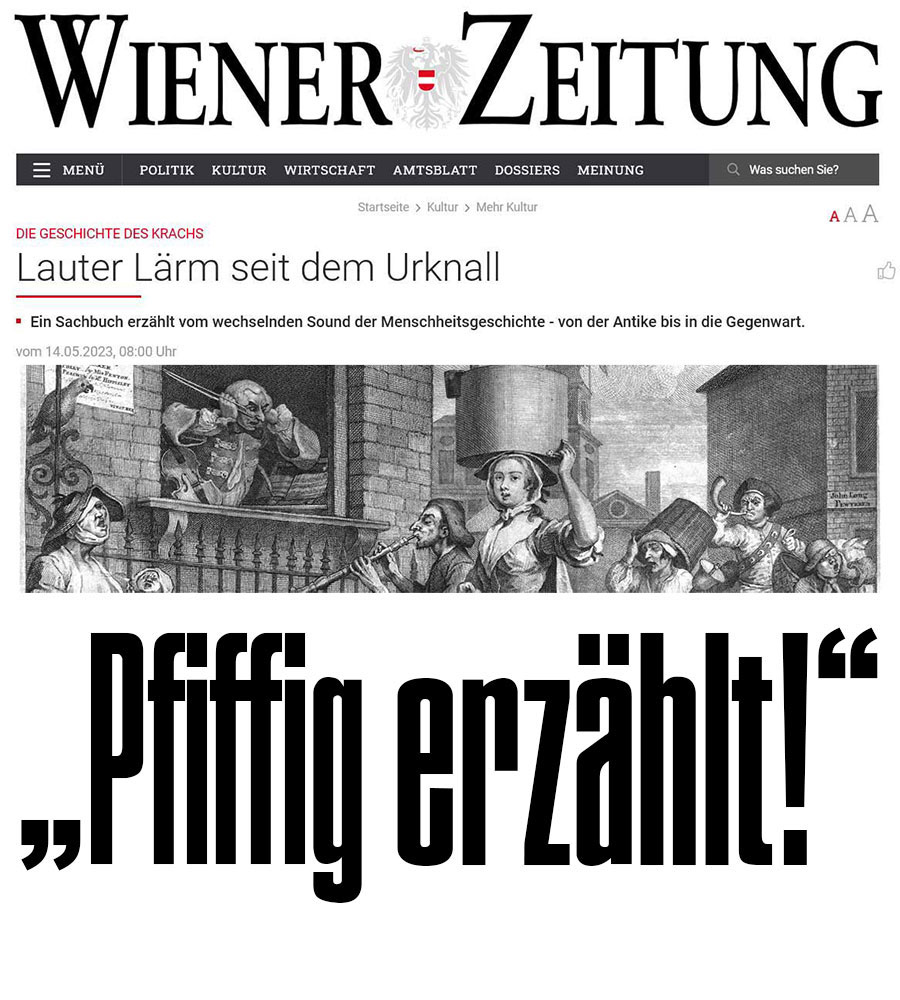 Rezension Wiener Zeitung - Kai-Ove Kessler - Die Welt ist laut